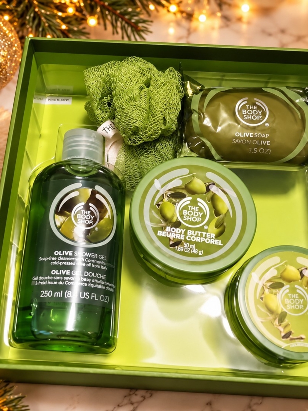 The Body Shop Olive Body Care Set - Green